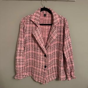 Women's Pink Blazer Jacket XL